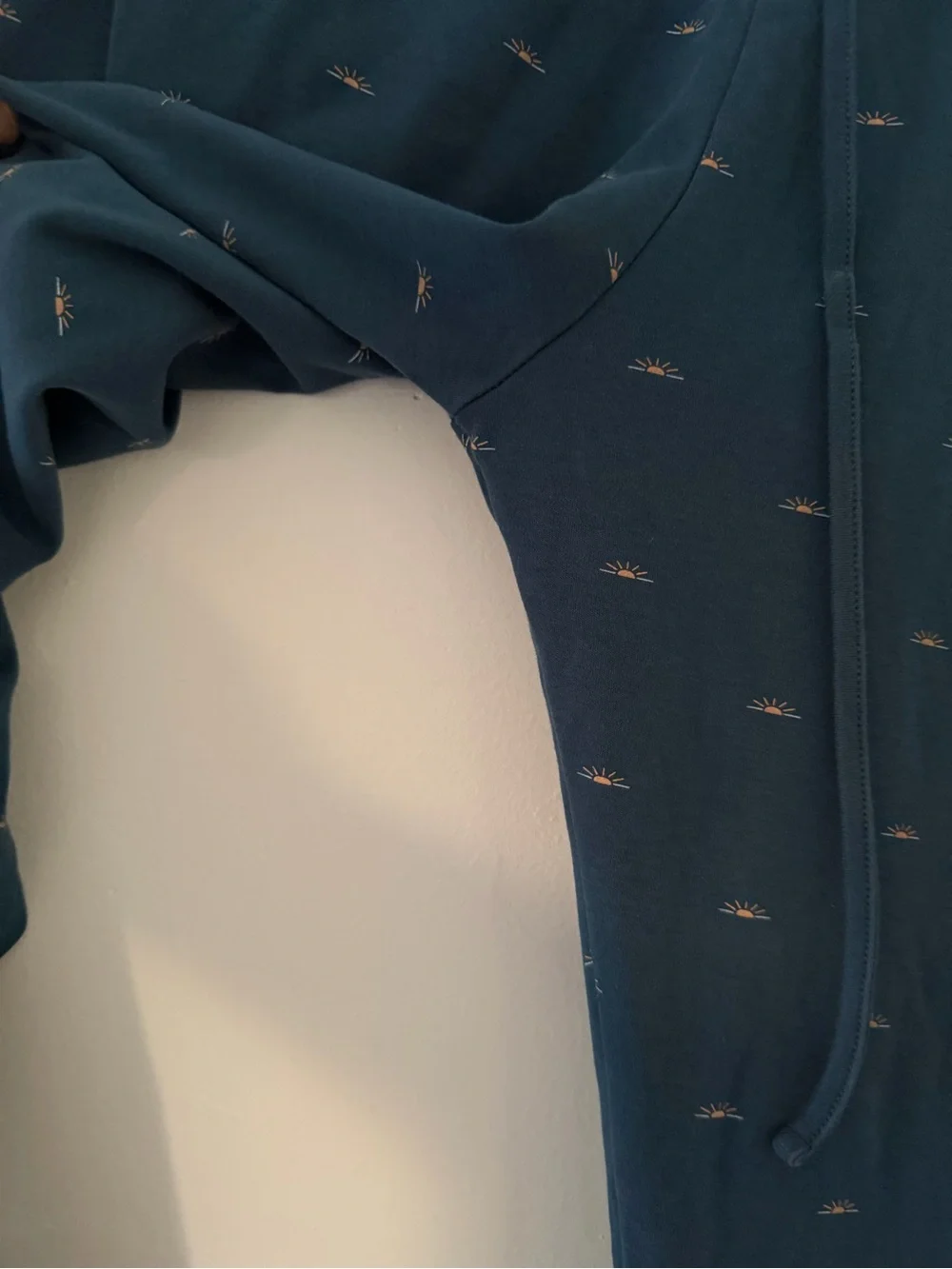 Faherty x Roller Rabbit Simon Blue Mini Wave Pajama Pants Mens Size XL Lounge